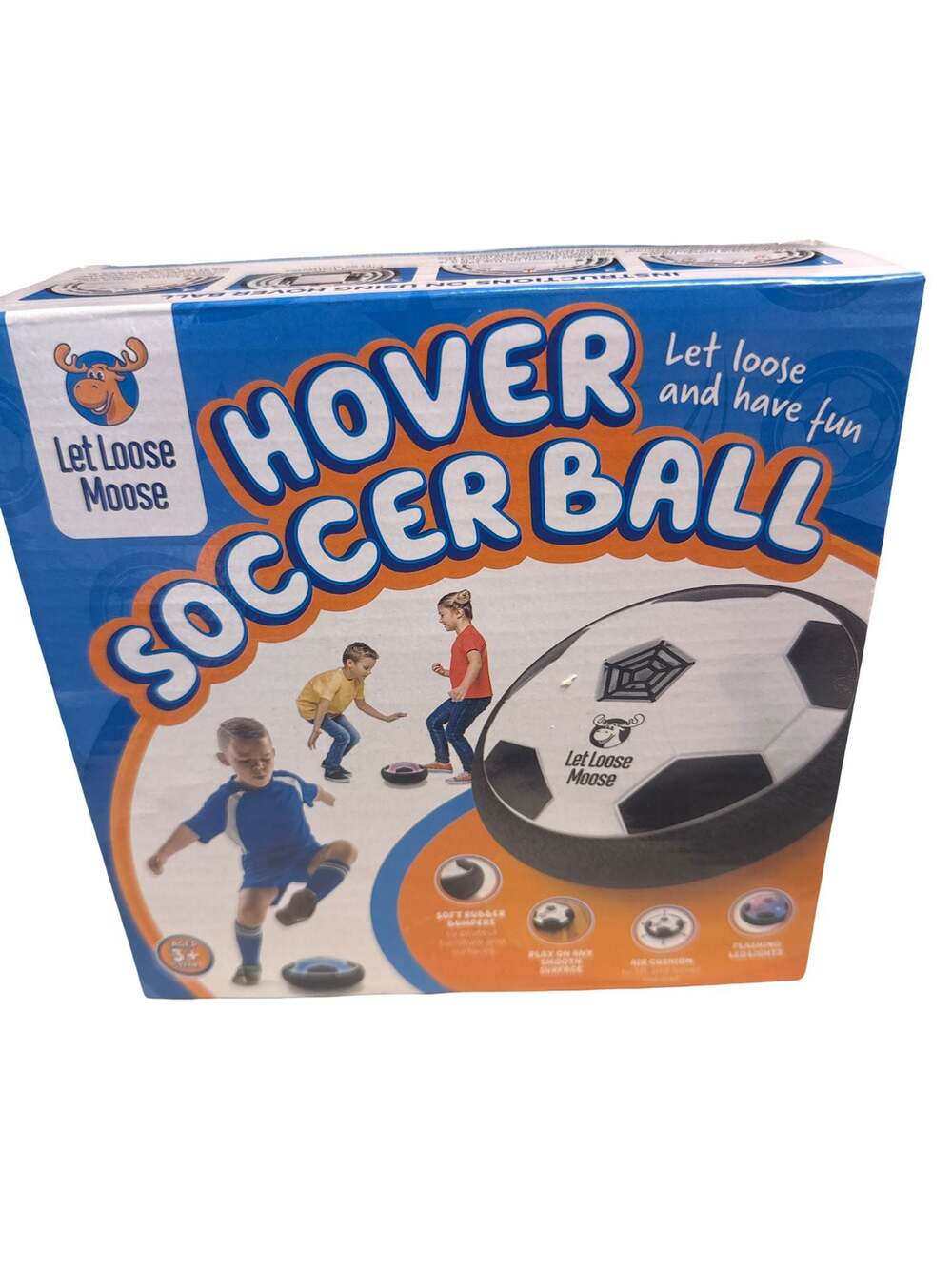 Let Loose Moose Hover Soccer Ball Indoor Toy